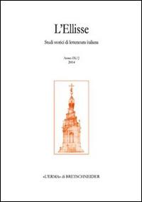 L' Ellisse. Studi storici di letteratura italiana (2010). Vol. 9\2: Giacomo Leopardi. Il libro dei versi del 1826. «Poesie originali». - copertina