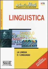 Linguistica. La lingua e i linguaggi - copertina