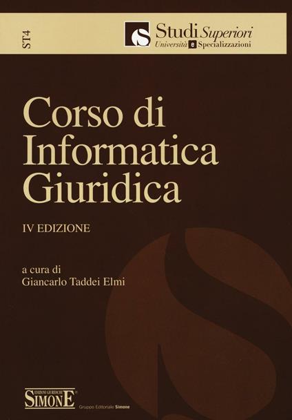 Corso di informatica giuridica - copertina