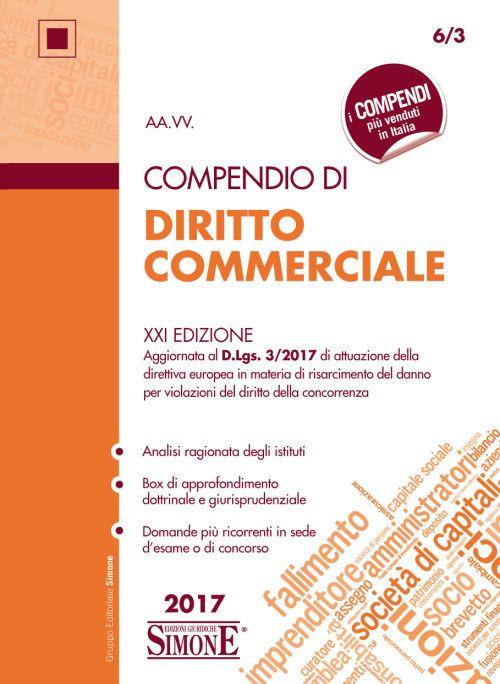 Compendio di diritto commerciale - copertina