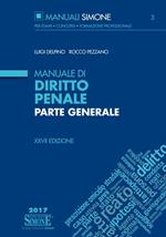 Manuale di diritto penale. Parte generale