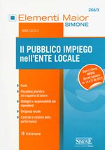 Il pubblico impiego nell'ente locale