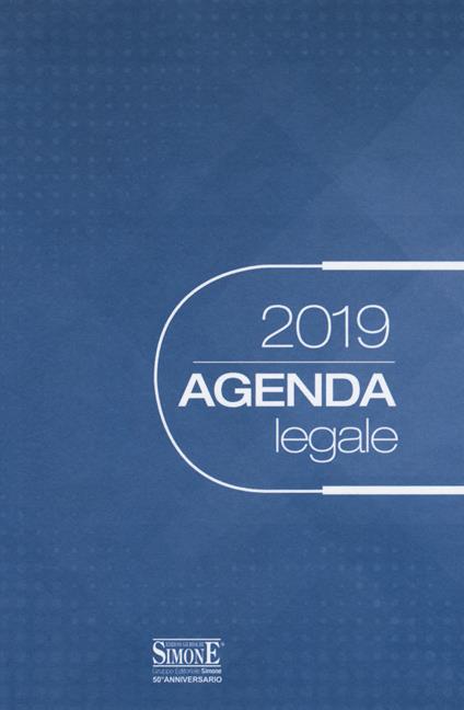 Agenda Legale 2019. Blu. Ediz. minore - copertina