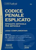 Codice penale esplicato. Spiegato articolo per articolo. Leggi complementari. Con aggiornamento online