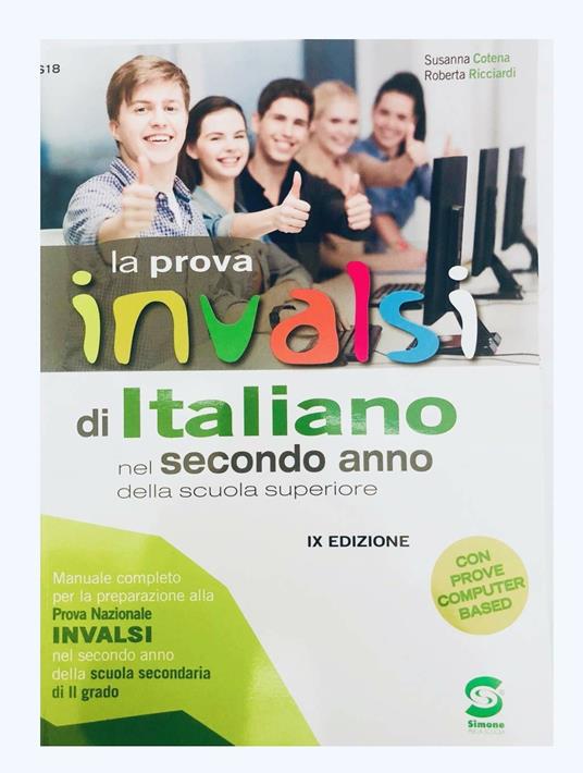 La prova INVALSI di italiano. Per la 2ª classe delle Scuole superiori. Con e-book. Con espansione online - Susanna Cotena,Roberta Ricciardi - copertina