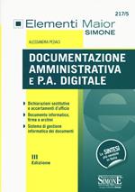 Documentazione amministrativa e P.A. digitale