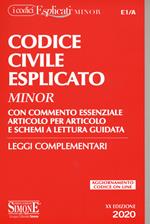 Codice civile esplicato. Con commento essenziale articolo per articolo e schemi a lettura guidata. Leggi complementari. Con Contenuto digitale per download e accesso online