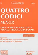 Quattro codici. Ediz. minor. Con aggiornamento online