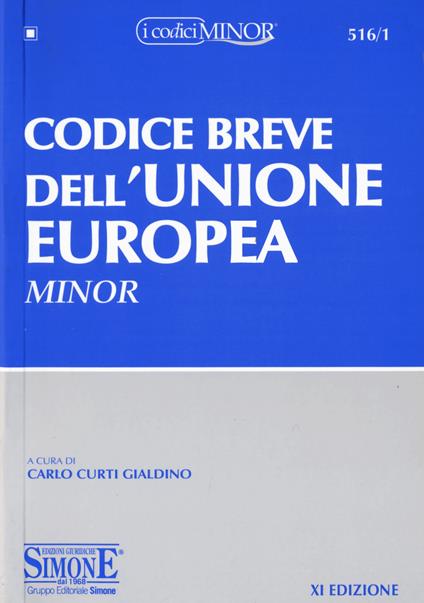 Codice breve dell'Unione europea. Ediz. minore - copertina