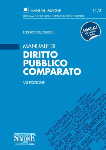 Manuale di diritto pubblico comparato - Federico Del Giudice - copertina
