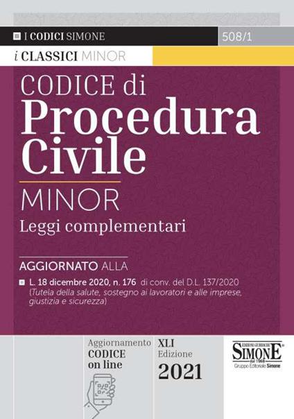 Codice di procedura civile e leggi complementari - copertina