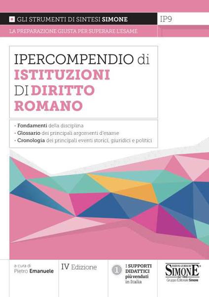 Ipercompendio istituzioni di diritto romano - copertina