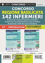 Concorso Regione Basilicata 142 Infermieri. Kit di preparazione. Manuale Completo + Quiz Commentati. 50 posti per l'Azienda Sanitaria di Potenza. 32 posti per l'Azienda Sanitaria Locale di Matera. 60 posti per l'AOR San Carlo di Potenza. Con software di simulazione