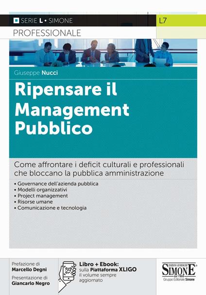 Ripensare il management pubblico - Giuseppe Nucci - copertina