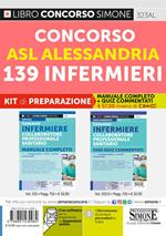 Concorso ASL Alessandria 139 infermieri. Kit di preparazione. Manuale completo + Quiz commentati. Con software di simulazione