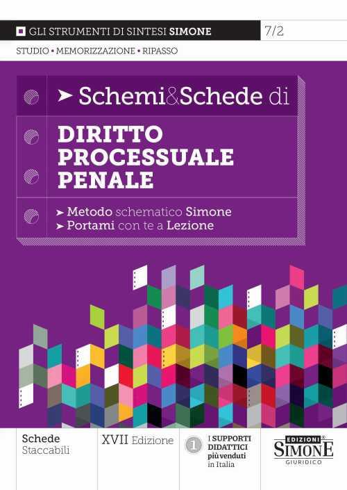 Schemi & schede di diritto processuale penale - copertina