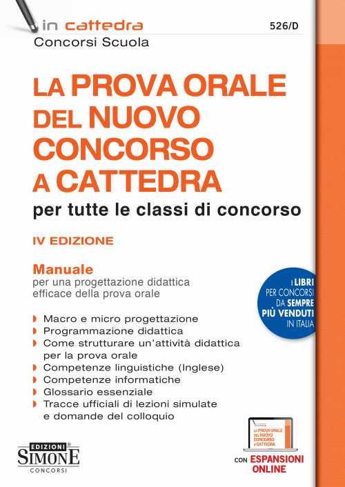 La prova orale del nuovo concorso a cattedra. Con espansioni online - copertina