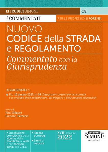 Nuovo codice della strada e regolamento. Commentato con la giurisprudenza - copertina