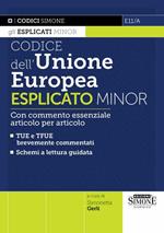 Codice dell'Unione Europea esplicato Minor. Con commento essenziale articolo per articolo