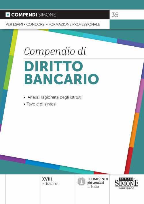 Compendio di diritto bancario - copertina