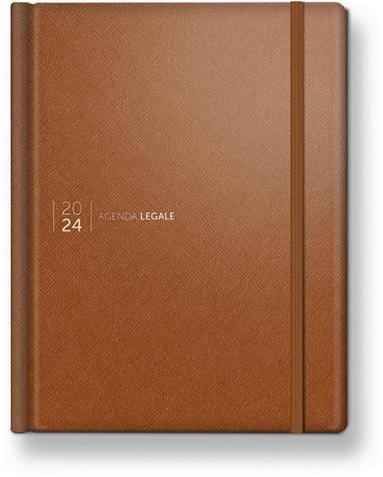Agenda legale 2024. Ediz. cognac brown - copertina