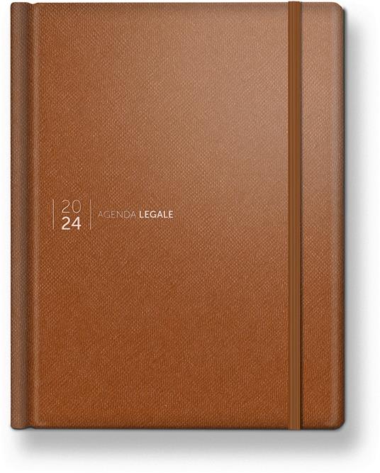 Agenda legale 2024. Ediz. cognac brown - copertina
