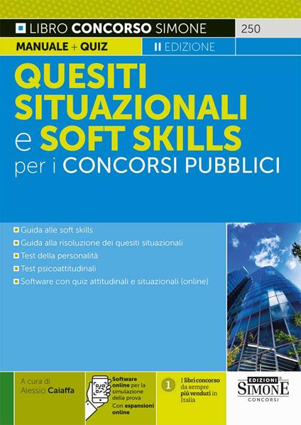 Quesiti situazionali e softskill per i concorsi pubblici. Con espansione online. Con software di simulazione - copertina