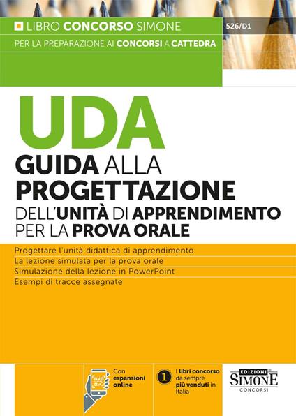 UDA. Guida alla progettazione dell'unità di apprendimento per la prova orale per tutte le classi di concorso. Con espansione online - copertina