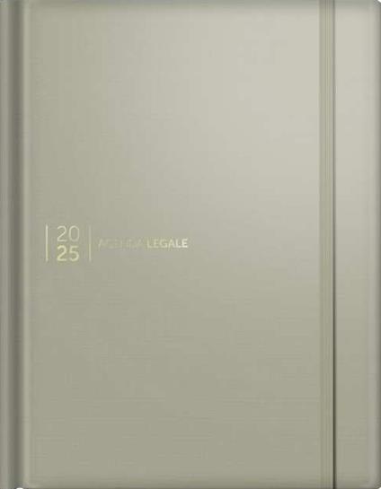 Agenda legale 2025. Ediz. silk gray. Con web app Agenda Legale Pro - copertina