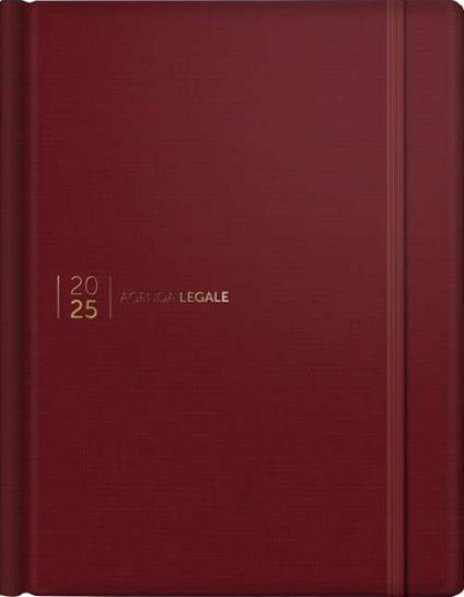 Agenda legale 2025. Ediz. cherry red. Con web app Agenda Legale Pro - copertina