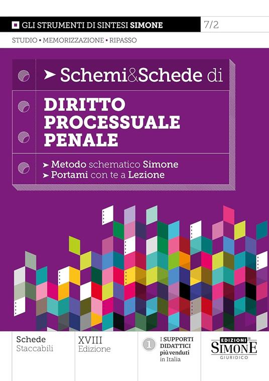 Schemi & schede di diritto processuale penale - Gianluca Nunziata - copertina
