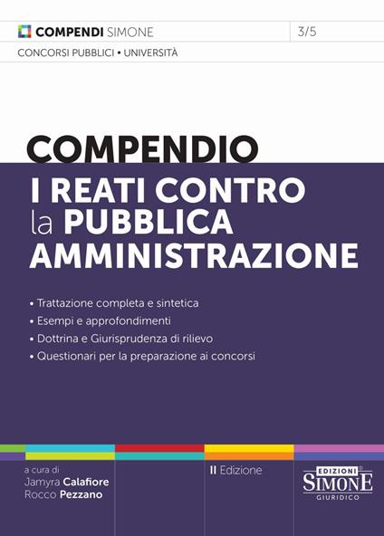 I reati contro la pubblica amministrazione. Compendio - copertina