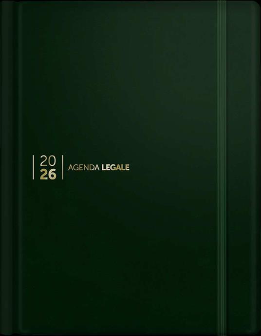 Agenda legale 2026. Ediz. skin dark green. Con App Agenda Legale Pro - copertina