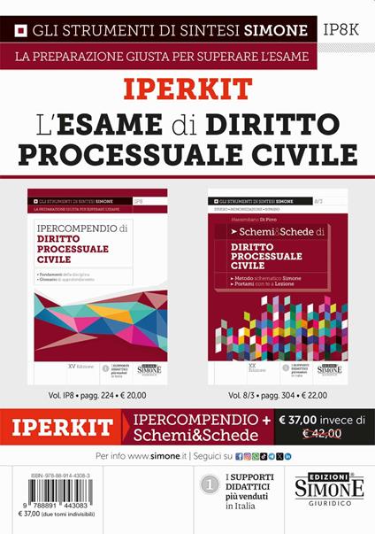 Iperkit esame di diritto processuale civile - copertina