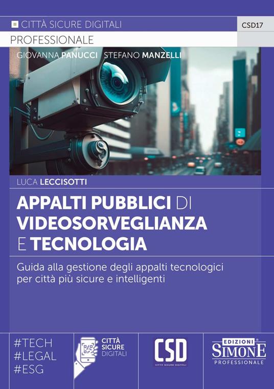 Appalti pubblici di videosorveglianza e tecnologia - Luca Leccisotti - copertina