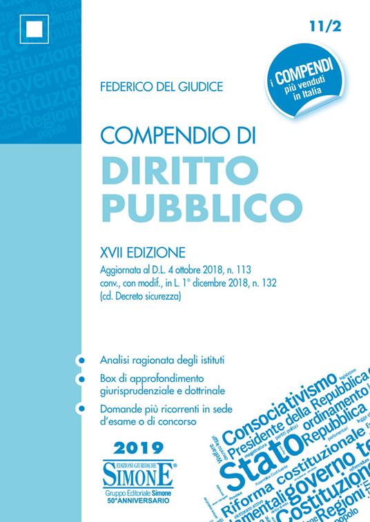 Compendio di diritto pubblico - Federico Del Giudice - ebook