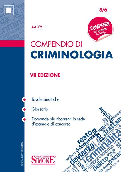 Compendio di criminologia - Redazioni Edizioni Simone - ebook