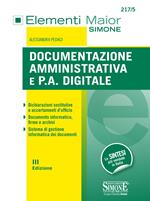 Documentazione amministrativa e P.A. digitale