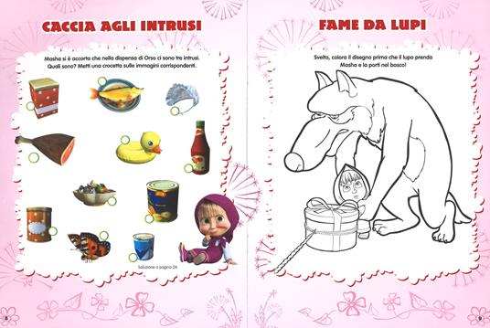 Una piccola peste. Masha e Orso. Libro gioco. Con adesivi. Ediz. illustrata - 4