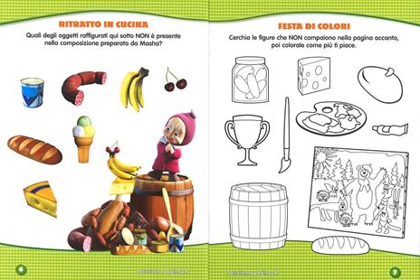 Colori in festa. Masha e Orso. Con adesivi. Ediz. illustrata - 2
