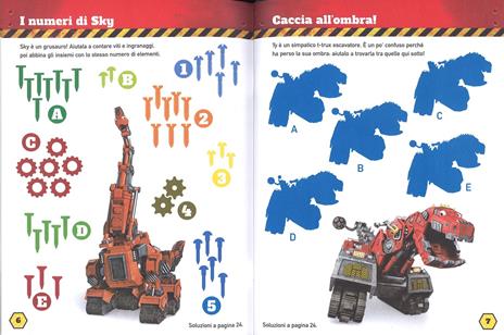 Ruggiti d'acciaio! Dinotroux. Libro gioco. Con adesivi. Ediz. a colori - 2