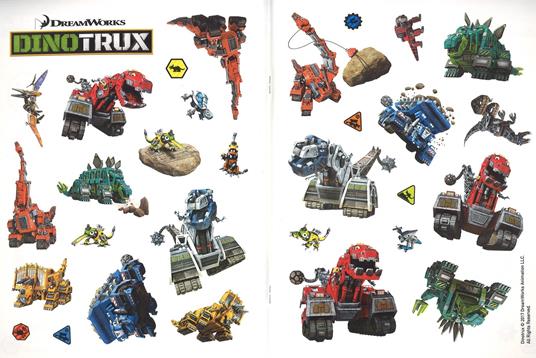 Ruggiti d'acciaio! Dinotroux. Libro gioco. Con adesivi. Ediz. a colori - 4