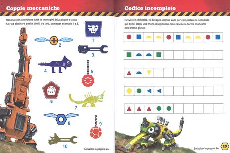 Ruggiti d'acciaio! Dinotroux. Libro gioco. Con adesivi. Ediz. a colori - 5