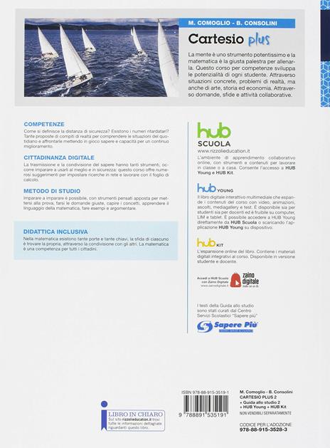  Cartesio plus. Con Quaderno. Per il biennio delle Scuole superiori. Con ebook. Con espansione online. Vol. 2 - 3