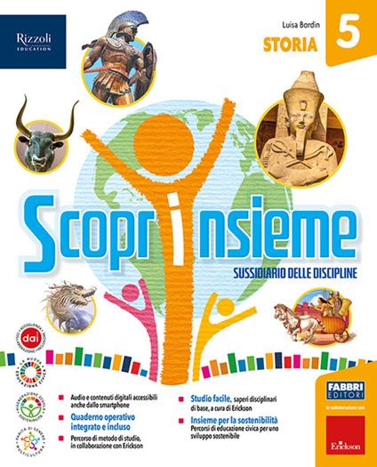  Scoprinsieme. Sussidiario delle discipline. Tomo antropologico. Con Storia e Quaderno, Geografia e Quaderno. Per la Scuola elementare. Con e-book. Con espansione online. Vol. 2