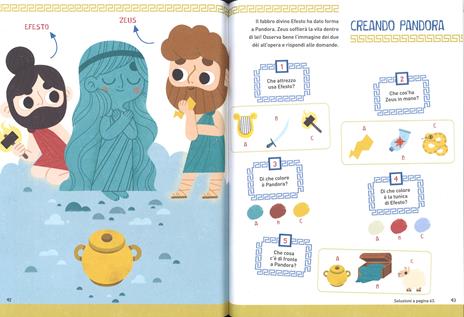 Gioca con i miti. Imprese incredibili, divinità capricciose e mostri mostruosi. Ediz. a colori - Valentina Camerini - 5