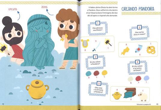 Gioca con i miti. Imprese incredibili, divinità capricciose e mostri mostruosi. Ediz. a colori - Valentina Camerini - 5
