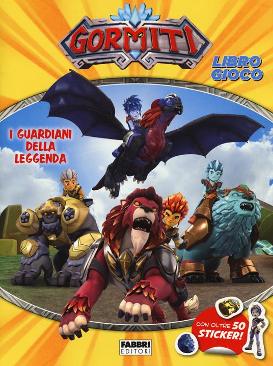 I guardiani della leggenda. Gormiti. Con adesivi. Ediz. a colori - copertina