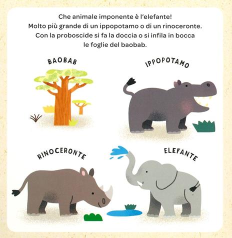 Gli animali della savana. Ediz. a colori - Sophie de Mullenheim - 2