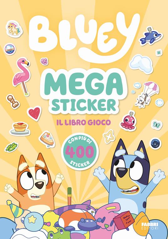 Bluey. Megasticker. Il libro gioco. Ediz. a colori - copertina
